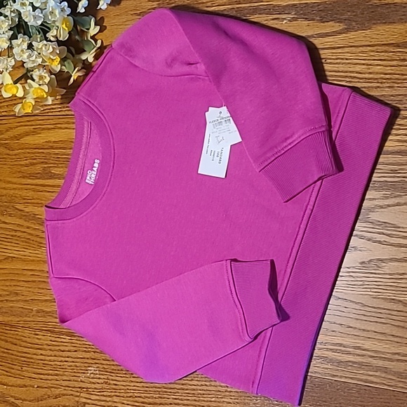 Epic Threads NWT Fuchsia Kids Sweatshirt - Girl's 6 - Picture 1 of 9